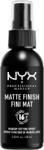 NYX Professional Makeup Makeup Setting Spray 01 Matte Finish sminkfixáló spray, 60 ml