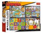 Trefl 4 x 250 db-os puzzle - Garfield (13344) (13344)