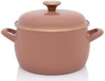 Metalac Oala cu Capac Metalac Mocha Mousse Email 4.2L Diametru 20CM Maro (388753)