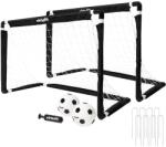 VirtuFit Gyermek futballkapu készlet, 2 labda, Virtufit pumpa 92 x 64 cm, fekete (VF06039)