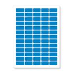 CDRmarket Öntapadó címkék 38 x 21, 2 mm, 65 címkék, A4, 20 ív, kék (R0ECO.0102BLUE)