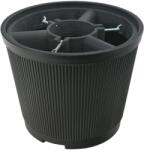 COMPASS Karácsonyfatalp, műanyag, fekete, 10 l