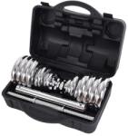 Timeless tools 2 az 1-ben súlyzókészlet, 16 db súlyt tartalmaz, egykezes, és kétkezes súlyemeléshez (HOP1001165)