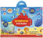 Grafix Moxy újrahasználható 100 db-os ablakmatrica 2 db háttérrel, Óceán Grafix (CA100087)