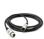 Silk Road mikrofonkábel, 9m, fekete, XLR-XLR - r55hangszerbolt