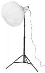 Godox LE300Bi Bi-Color LED Podcast lámpa Szett Gömb Softboxal - Fehér (Bi - 65cm - 2, 6m)