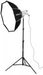 Godox Babafotós Szett - Godox LiteMons LE300BI LED lámpa - 150cm oktobox
