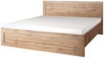 TEMPO KONDELA Franciaágy, 180x200, wotan tölgy, MORATIZ (354538)