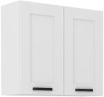 TEMPO KONDELA Felső szekrény, fehér, Lula 80 G-72 2 F (362713)