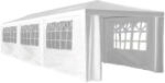 TEMPO KONDELA Kerti party sátor, fehér, 3x9 m, TEKNO NEW TYP 3 + 8 oldalsó résszel (355817)
