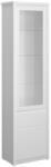 TEMPO KONDELA Vitrin 1D1W1S, fehér, ERODIN (374472)