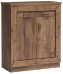 TEMPO KONDELA Komód, tölgyfa lefkas, TEDY TYP T2 (86890)