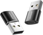 JOYROOM USB C típusú M-F Joyroom S-H152 adapter (fekete) (2 db)