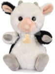 Histoire d'Ours Văcuță de pluș The Soft Stretch Cow Histoire d’ Ours alb-negru 20 cm de la 0 luni (HO3298)
