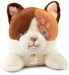 Histoire d'Ours Pisicuță de pluș cu burtică grea P'tit Relax Cat Histoire d’ Ours alb-negru 22 cm de la 0 luni (HO3319)