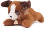 Histoire d'Ours Cățeluș de pluș cu burtică grea P'tit Relax Brown Dog Histoire d’ Ours maro 22 cm de la 0 luni (HO3320)