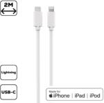 Cellect iPhone USB C to lightning adat 2m, töltőkábel (MDCU-IPHMFI2-TYPEC-W-805506913)