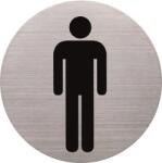 HELIT Információs tábla, rozsdamentes acél, HELIT, férfi mosdó (INH6270900) - papirdepo