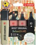 STABILO Boss original NatureColors szövegkiemelő készlet, 2-5 mm, 4 meleg szín (ST70/4-2-3)