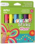 APLI Tempera kréta készlet, APLI Kids Color Sticks Fluor , 6 fluoreszkáló szín (LCA14404)