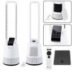  Lapát nélküli padlóventilátor oszcillációs időzítő LCD kijelző TÁVIRÁNYÍTÓ - 26652