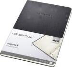 Sigel Füzet, exkluzív, A5, vonalas, 60 lap, keményfedeles, SIGEL Conceptum , fekete (SICO803)