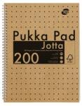 Pukka Pad Spirálfüzet, A4, vonalas, 100 lap, PUKKA PAD Jotta Kraft (PUP9565)