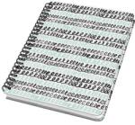 Sigel Spirálfüzet, 162x215 mm, pontrácsos, 60 lap, keményfedeles, SIGEL Jolie , Curly Mint (SIJN622)