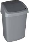 Keter Billenős szemetes, 25 l, CURVER Swing top , ezüst/grafit (KHMU241)