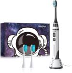 Udefine Sonic elektromos fogkefe, IPX7, 5 üzemmód, 3 DuPont fej, vezeték nélküli töltés, rakétadizájn (V018)