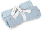 Little Dutch muszlin textilpelenka 70×70 - Pure Denim Blue (TE51845042)