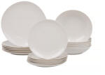Ambition étkészlet, 18 darabos, 6 személyes, fehér, Linea