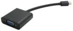 Roline Преходник Roline 12.99. 3125, Mini DisplayPort(м) към VGA(ж), черен (12.99.3125)