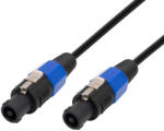 Somogyi Elektronic SPEAKON15 hangfalkábel, Speakon dugó / Speakon dugó, 15 méter, 7.2mm, 2x1.5mm2, réz kábel - elektrosokk