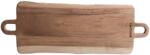 Bonfesto Tocator cu 2 manere dreptunghiular din lemn natural de Acacia, Bonfesto®, 70x 25 x 1.5 cm (5941947801280) Tocator