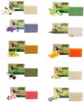 Olive Plus Set 10 sapunuri OlivePlus cu ulei de masline, Aroma de vanilie, Trandafir, Iasomie, Lavanda, Body scrub, Natural, Musetel, Portocala, Tea tree, Aloe vera, 10 x 100g (5200387005567)