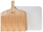 DOLCE MARE Set de pizza, lopata din lemn 29.5 x 28 cm, piatra de copt 38 x 30 cm alba, DOLCE MARE (SG-JANR1-0009)