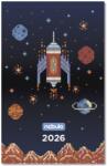 NEBULO Zsebnaptár NEBULO A/6 heti papírborítós Space Game 2026. TZSN-A6-26-D7 (TZSN-A6-26-D7)