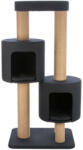 TRIXIE Turn Pisici XXL - 2 Casute - Sisal - Negru - 148 cm