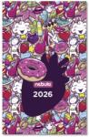 NEBULO Zsebnaptár NEBULO A/6 heti papírborítós Coolicorn 2026. TZSN-A6-26-D4 (TZSN-A6-26-D4)