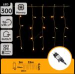 Aigostar - LED външна коледна гирлянда 300xLED/6W/230V/8 функции 15x0, 4m IP44 топла бяла (AI2169)