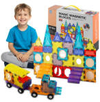RicoKids Mágneses oktató építőkocka 71 db RK-782 Ricokids