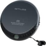 Muse Player CD player portabil M-900 DM, Antisoc, LCD, Negru (M-900DM)