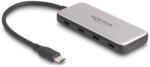 Delock USB 10 Gbps USB Type-C Hub 4 x USB Type-C anyával és PD 85 Watt (64261) (64261)