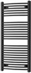  Íves törölközőszárító radiátor 1200x600 mm fekete - LTRI1200600B (LTRI1200600B)