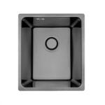 Laveo ADEN egymedencés inox mosogató, grafit - SLA_510A (SLA_510A)