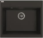 Laveo TAU 6 egymedencés gránit mosogató, matt fekete - SRT_710B (SRT_710B)