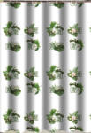  Zuhanyfüggöny - TROPIC - Impregnált textil - 180 x 200 cm (77-232501)