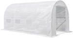  Fóliasátor 200x300x450 cm erősített vázzal+fólia - LMH-43225-WH (LMH-43225-WH)