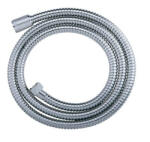  VIVA zuhany gégecső teleszkópos fém erősített 1/2 - KÚPOS - 200 cm (3-130)